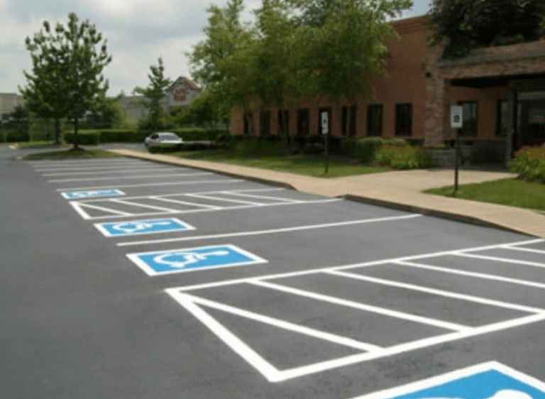 ADA parking lot Dallas PA
