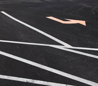 Parking lot markings