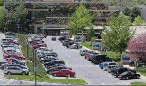 Industrial Park Parking Lot Striping
