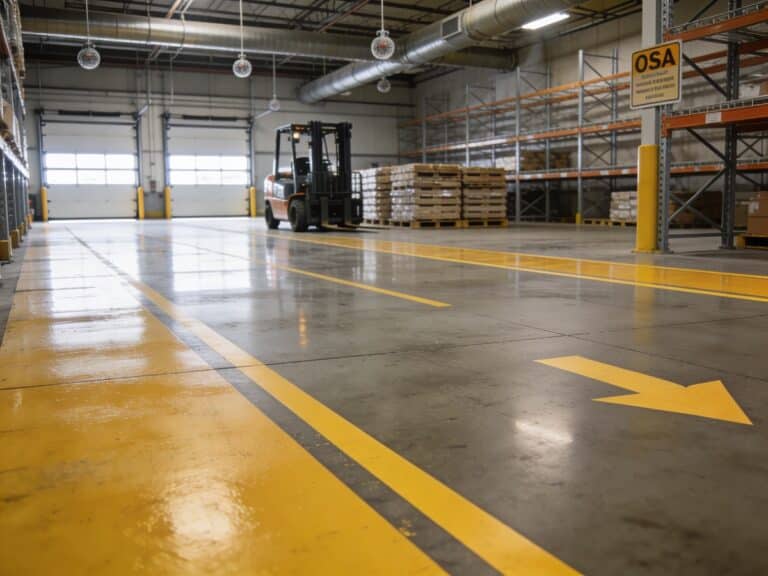Industrial Floor Striping Pennsylvania