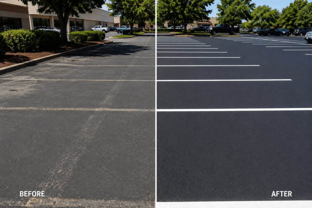 Parking Lot Line Striping in Shavertown
